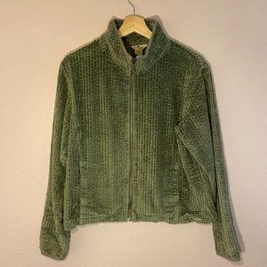 Woolrich Olive Courduroy Bomber Jacket